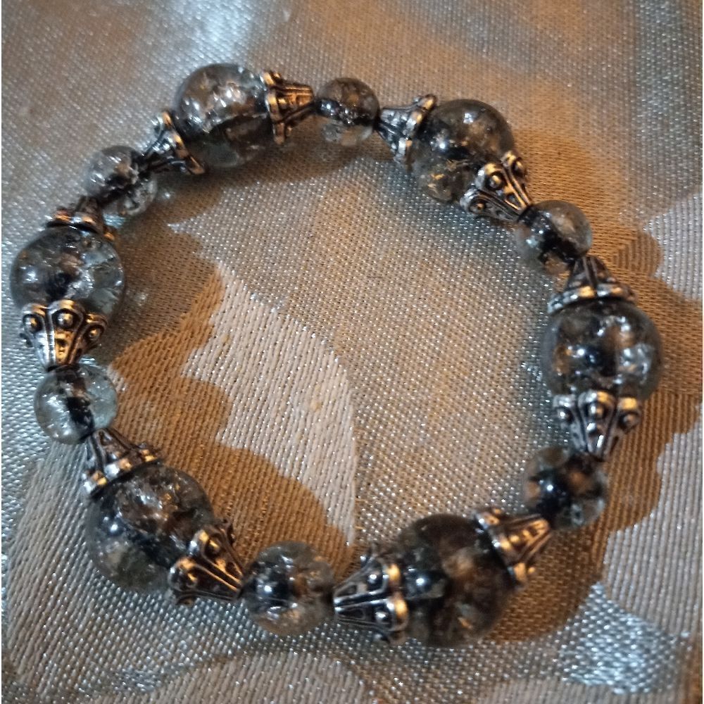 Glass marble handmade bracelet